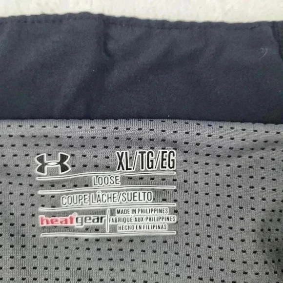 Under Armour Loose Geometric Shorts Sz XL Gray Black - Picture 5 of 6